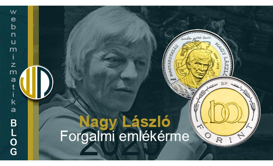 Nagy László 100 Forint forgalmi emlékérme - Új érme a magyar pénzforgalomban