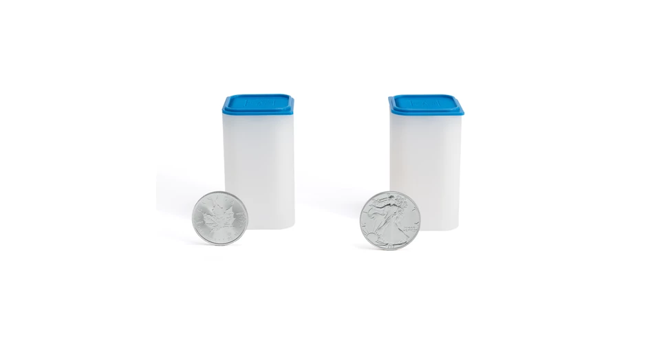 Leuchtturm SQUBE muntbuis voor 20 munten met diameter 38 - 39 mm